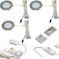 Hera Underskabsbelysning > Dynamic FR 55 LED-møbelindbygningslampe, 3 stk.