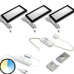 Hera Underskabsbelysning > Dynamic Sky LED-underskabslampe 3 stk., sort
