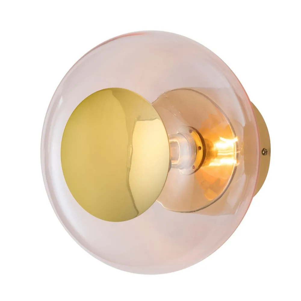 EBB & FLOW Væglamper|Væglamper > Horizon fatning guld/rosé-guld Ø 21 cm