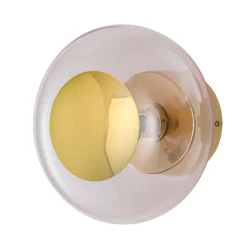 EBB & FLOW Væglamper|Væglamper > Horizon fatning guld/rosé-guld Ø 21 cm