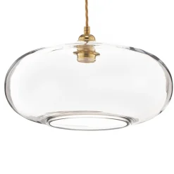 EBB & FLOW Pendellamper > Horizon glas-pendellampe, klar, Ø 36 cm