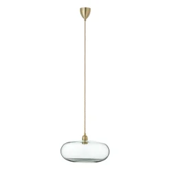 Pendellamper|Pendellamper ^ EBB & FLOW Horizon hængelampe, gul, røg Ø 36cm