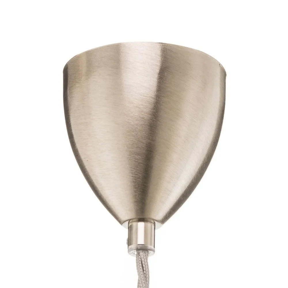 Pendellamper ^ EBB & FLOW Rowan hængelampe blå-sølv Ø 28cm