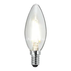 Led Pærer ^ STAR TRADING E14 B35 LED-kertepære 2 W 2.700 K filament 250lm