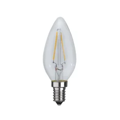 Led Pærer ^ STAR TRADING E14 B35 LED-kertepære 2 W 2.700 K filament 250lm