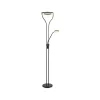 Globo Gulvlamper|Gulvlamper > Ebro LED-uplight med LED-læselampe, dæmpbar