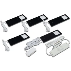 Underskabsbelysning ^ Hera Eco-Pad F LED-underskabsbelysning, 5, 4.000 K sort