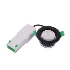 Hera Loftlamper > Eco R 68 LED indbygningsspot, krom, Ø 9 cm, metal, IP65 CCT