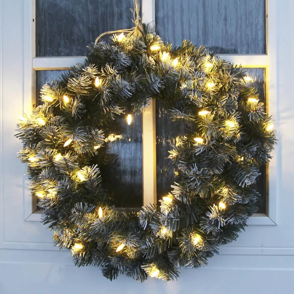 STAR TRADING Dekorationsbelysning|Julepynt > Edmonton-krans med 30 lysdioder, 50 cm