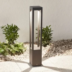 FARO BARCELONA Gadebelysning > Effektiv Agra LED-gadelygte i mørkegrå