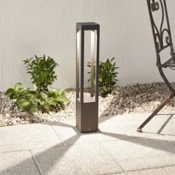 FARO BARCELONA Gadebelysning > Effektiv Agra LED-gadelygte i mørkegrå