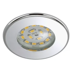 Indbygningsspots|Spotlights ^ Briloner Effektivt Nikas IP44 LED-indbygningsspot, krom