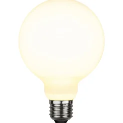Dæmpbar Led-Pære ^ STAR TRADING E27 G95 LED-globepære 7,5 W 3-trins-dæmpning opal