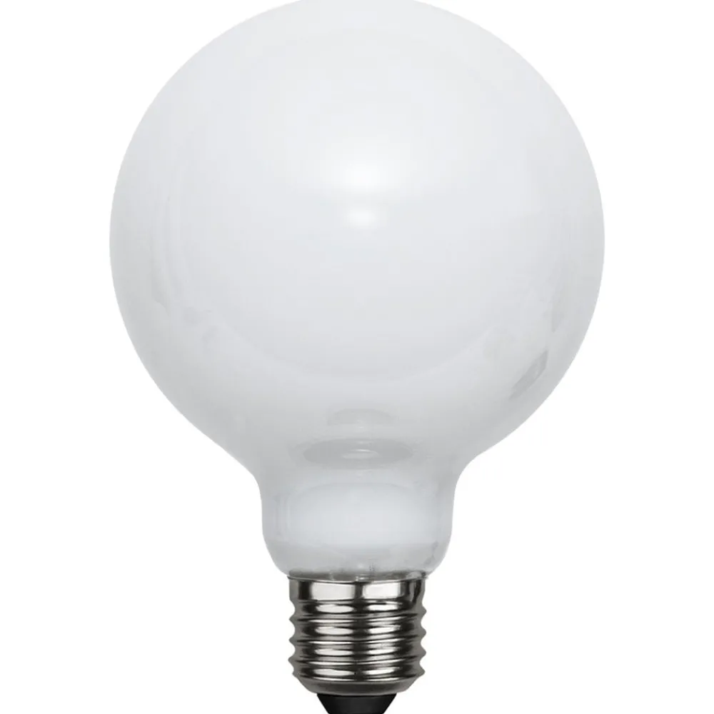 Dæmpbar Led-Pære ^ STAR TRADING E27 G95 LED-globepære 7,5 W 3-trins-dæmpning opal