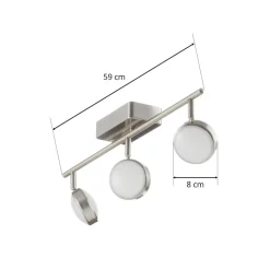 Spotlights ^ EGLO connect Corropoli-C LED-loftspot, 3 lyskilder