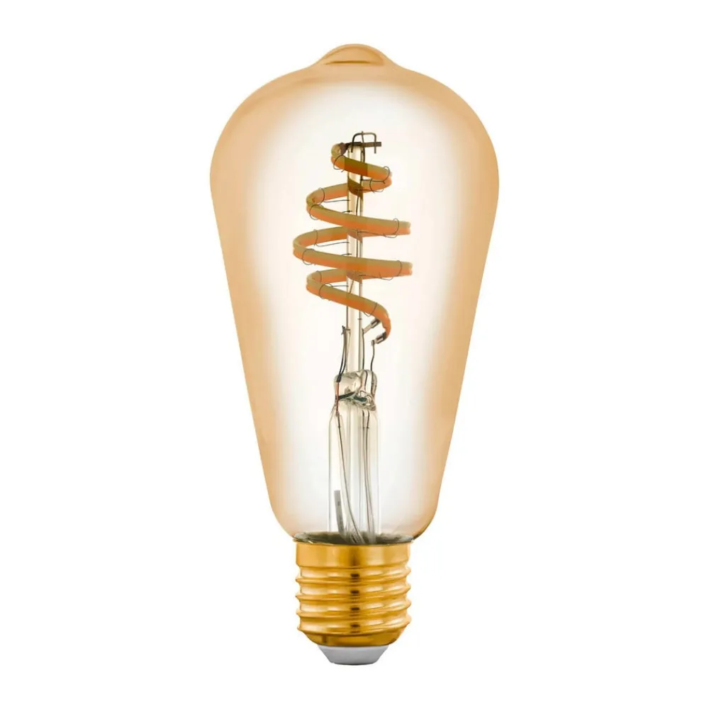 Filament Pære|Smarte Lyskilder ^ EGLO connect E27 ST64 LED-pære 5,5W 400lm CCT