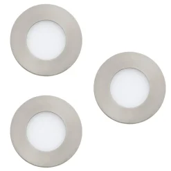 EGLO connect Indbygningsspots > Fueva-C LED indbygningsspot 8,6 cm, sæt med 3 stk