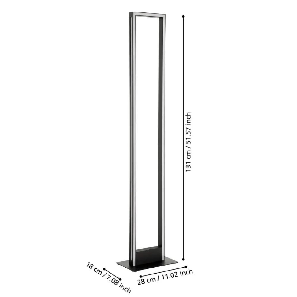 EGLO connect Gulvlamper > LED-gulvlampe Savilanas-Z, sort, CCT