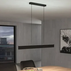 Pendellamper|Pendellamper ^ EGLO connect LED-hængelampe Andreas-Z, sort, stål