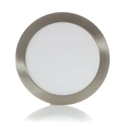 Loftlamper|Indbygningsspots ^ EGLO connect LED indbygningslampe Fueva-C, Ø 22,5 cm, nikkel