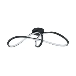 Loftlamper|Loftlamper ^ EGLO connect LED-loftlampe Calarossa-Z, sort, aluminium