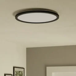 EGLO connect Loftlamper > LED-loftlampe Rovito-Z, sort, Ø 39 cm