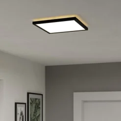 EGLO connect Loftlamper > LED-loftlampe Rovito-Z, sort, 29 x 29 cm