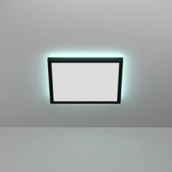 EGLO connect Loftlamper > LED-loftlampe Rovito-Z, sort, 29 x 29 cm