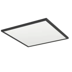 Loftlamper ^ EGLO connect LED-loftlampe Rovito-Z, sort, 50 x 50 cm