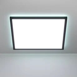 Loftlamper ^ EGLO connect LED-loftlampe Rovito-Z, sort, 50 x 50 cm