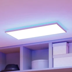 Loftlamper|Loftlamper ^ EGLO connect LED-loftlampe Rovito-Z, hvid, 57 x 30 cm