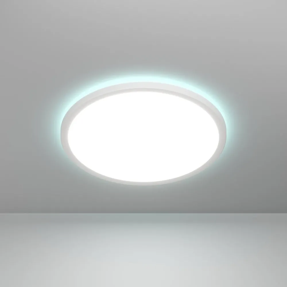 Loftlamper|Loftlamper ^ EGLO connect LED-loftlampe Rovito-Z, hvid, Ø 39 cm