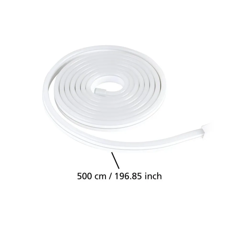 Dekorationsbelysning|Led Strips ^ EGLO connect LED-Strip Neon Stripe-Z, 5 M., RGB, CCT, hvid