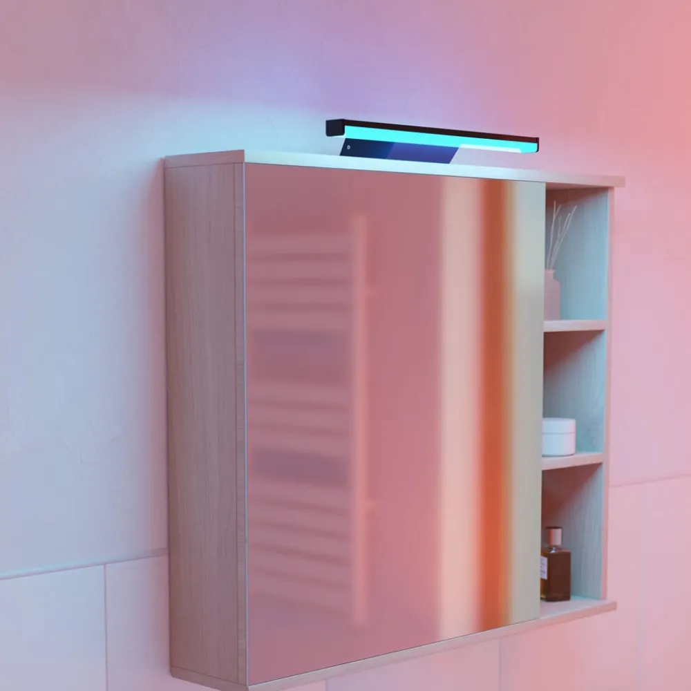 Væg- Og Spejllamper|Væglamper ^ EGLO connect Smart LED-spejllampe Regello-Z, sort