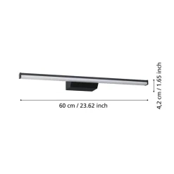 Væg- Og Spejllamper|Væglamper ^ EGLO connect Smart LED-spejllampe Regello-Z, sort