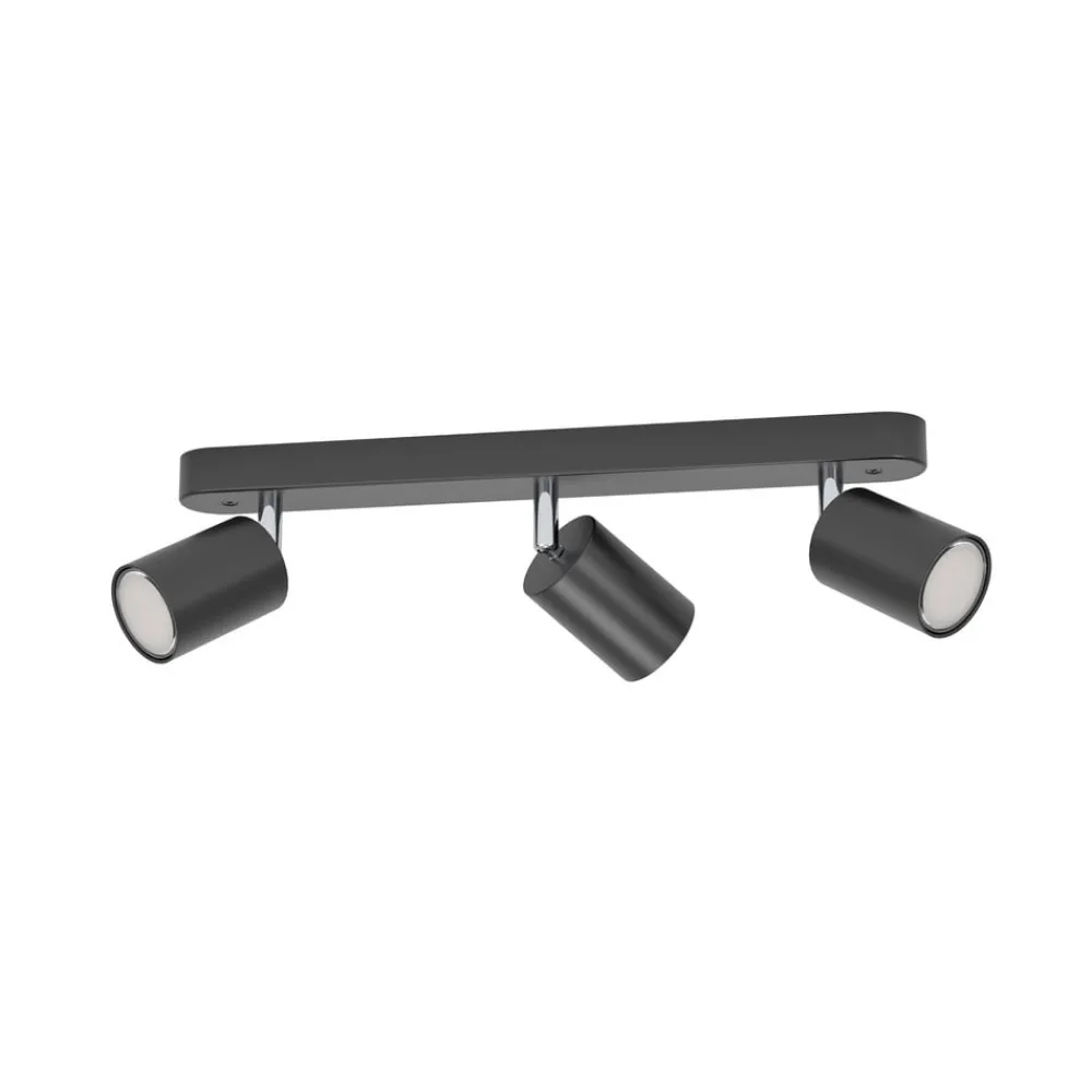 EGLO connect Loftlamper|Spotlights > Smart Spot Adfira-Z, sort, 3 lyskilder, stål