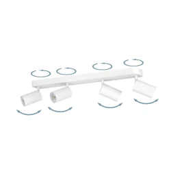 EGLO Loftlamper|Spotlights > connect Telimbela-Z loftspot 4 lyskilder hvid