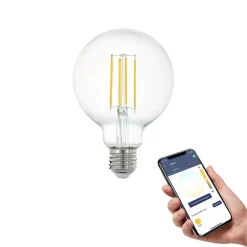 Dæmpbar Led-Pære|Filament Pære ^ EGLO connect -z E27 G95 LED-Globe 6 W 806 lm 2700 K