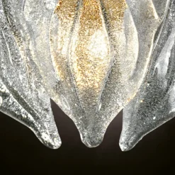 Novaresi Væglamper|Væglamper > Eksklusiv glas væglampe Foglie af Murano-glas