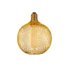 Dæmpbar Led-Pære ^ Searchlight E27 LED-pære Mesh 3,4 W 3.000 K Ø12cm guld