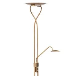 Gulvlamper|Gulvlamper ^ HighLight Empoli - LED-uplight i bronze med læselampe