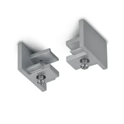 Skinnesystem ^ Trio Lighting Endekapper til 2-fase skinne DUOline, titanium