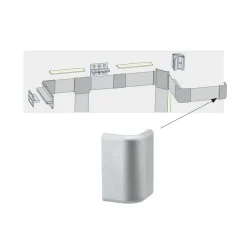 Paulmann Dekorationsbelysning|Led Strips > Endekappe til Duo Profil LED-strip-system