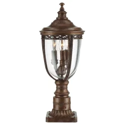 Sokkellamper ^ Elstead English Bridle sokkellampe, bronze