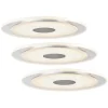 Paulmann Indbygningsspots|Spotlights > Enkel indbyggelig lampe Whirl, sæt med 3 stk.