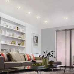 Paulmann Indbygningsspots|Spotlights > Enkel indbyggelig lampe Whirl, sæt med 3 stk.