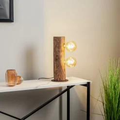 Bæredygtige Lamper ^ Envostar Beam bordlampe, 2 lyskilder, mørk fyr