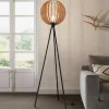 Envostar Gulvlamper|Gulvlamper > Clay gulvlampe, metal/birketræ
