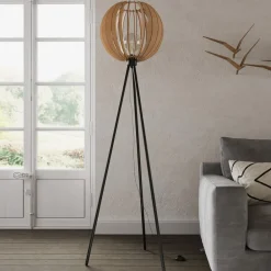 Envostar Gulvlamper|Gulvlamper > Clay gulvlampe, metal/birketræ