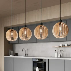 Envostar Bæredygtige Lamper|Pendellamper > Clay hængelampe, birkeplywood, 4 lyskilder